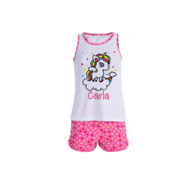 Pijama Infantil Feminino Personalizado em Curitiba - Exista Comunicação